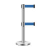 Cột chắn Inox trắng 2 dây 2m 7 HVIC2 R B 1