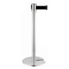 Côt chắn Inox trắng đế chữ U dây đen dài 3m 4 PTCI UD3 1
