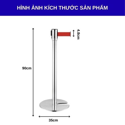 cot chan inox de chu u day do dai 3m 11 1