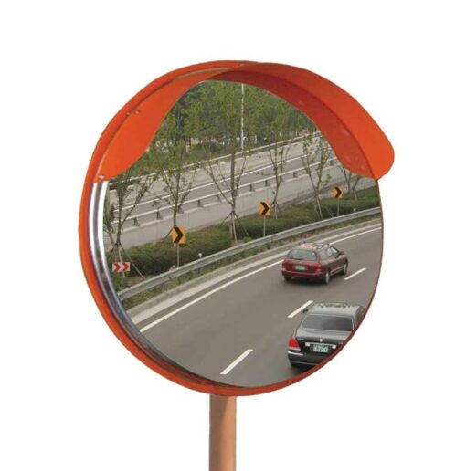 Gương cầu lồi PC đường kính 60cm 3 guong cau loi giao thong inox trang guong