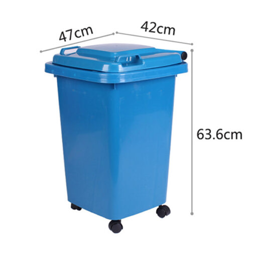 thung rac nhua 60l mau xanh duong 10 1