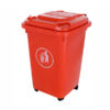 thung rac nhua hdpe 60 lit mau do 2