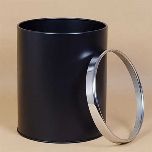 thung rac thep phun son vanh inox 1