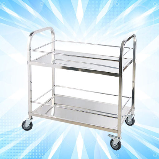 xe day thuc an inox 2 tang 1