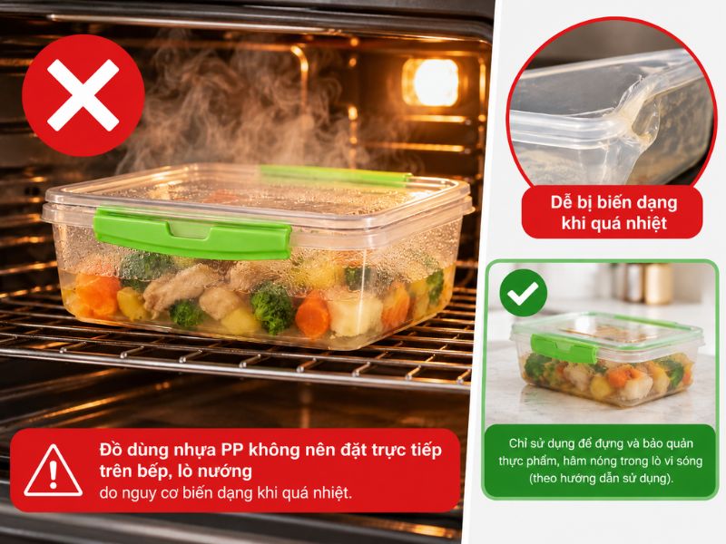 Nhựa PP chịu được nhiệt độ bao nhiêu? Giới hạn an toàn & Lưu ý sử dụng